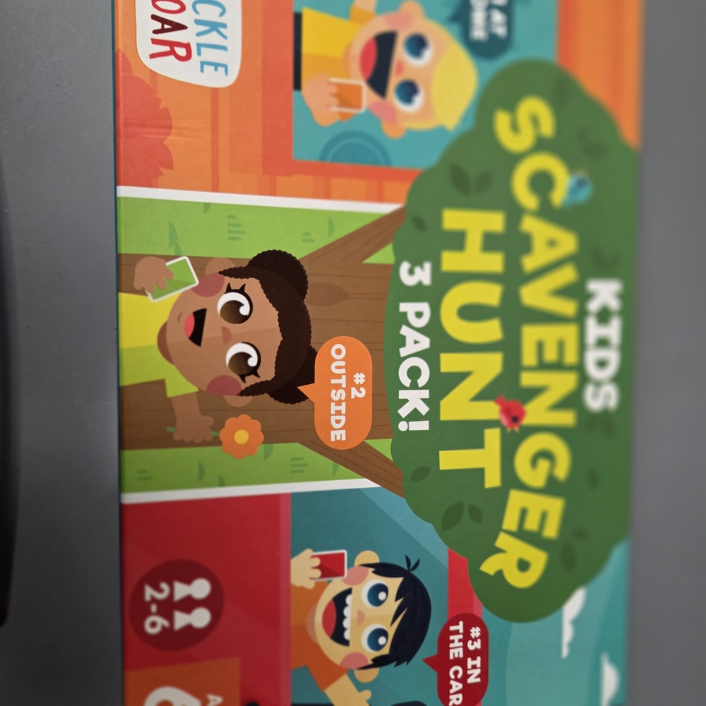 Kids Scavenger Hunt 3 Pack Game